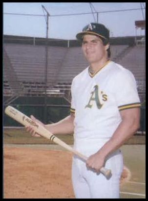 10 Jose Canseco Holding bat, hands seperated